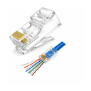 Dahua PFM976-631-PT UTP CAT6  Pass Through RJ45 Connector Pack 100Pcs
