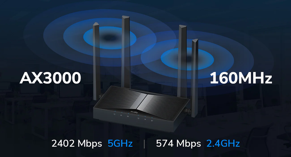 Cudy AP3000D Point d'accès Wi-Fi 6 de bureau AX3000