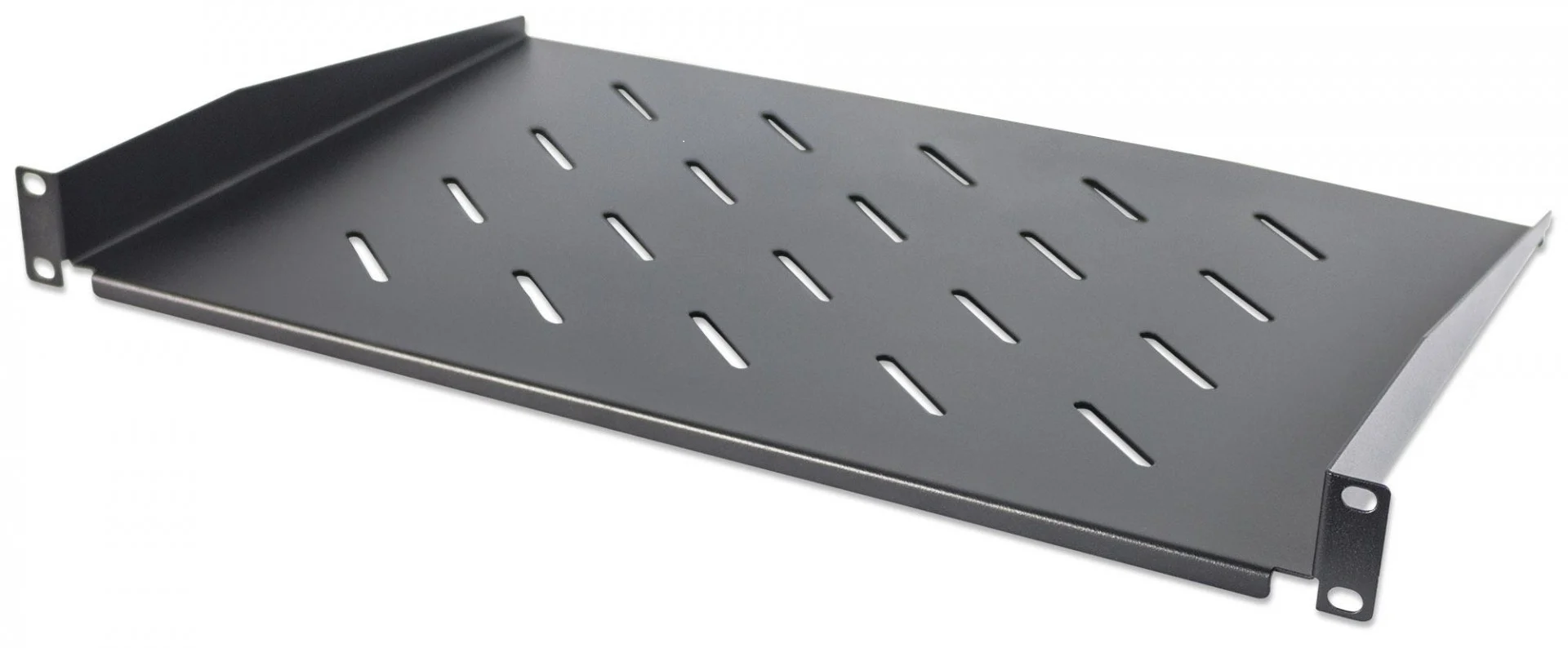 [714891] Intellinet 714891 19" Etagére de Rack  1U, 350 mm Vented, Black
