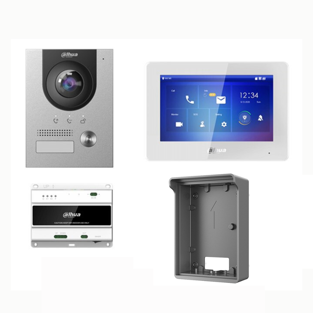 Dahua KTD01 2-draads IP video deurintercomset Opbouw/Inbouw