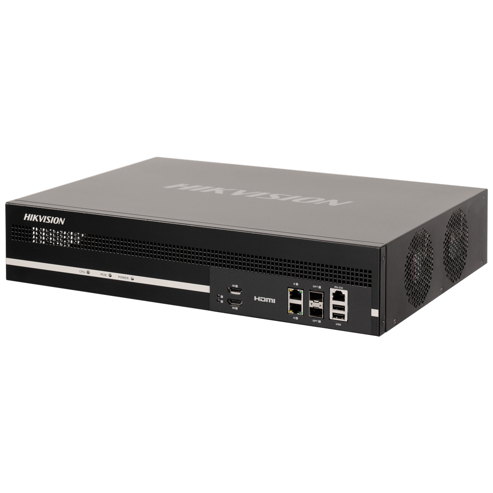 Hikvision DS-6916UDI Decoder 16*HDMI/8*BNC, Ingang: VGA/DVI/RJ45, 128-kanaals 1080P, 36 divisies