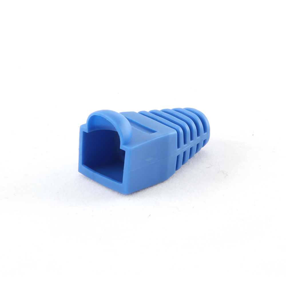 [BT5BL/100] Capot de protection pour connecteur RJ-45, 10 pièces, gris (Blue)