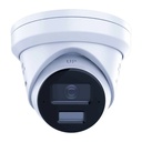 Hikvision DS-2CD2383G2-LI2U/SL(Wh) 2.8mm Caméra IP tourelle 8 MP Blanche - Lumière stroboscopique et avertissement sonore Acusense et lumière hybride intelligente