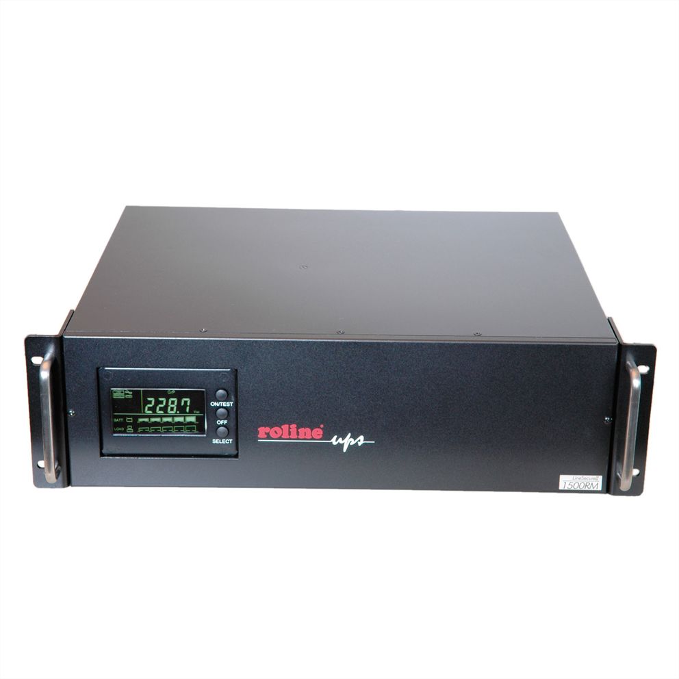 Roline 19&quot; UPS LineSecure 1000R - Output 1000 VA/ 670 W UPS Lineinteractive 19 Inch 