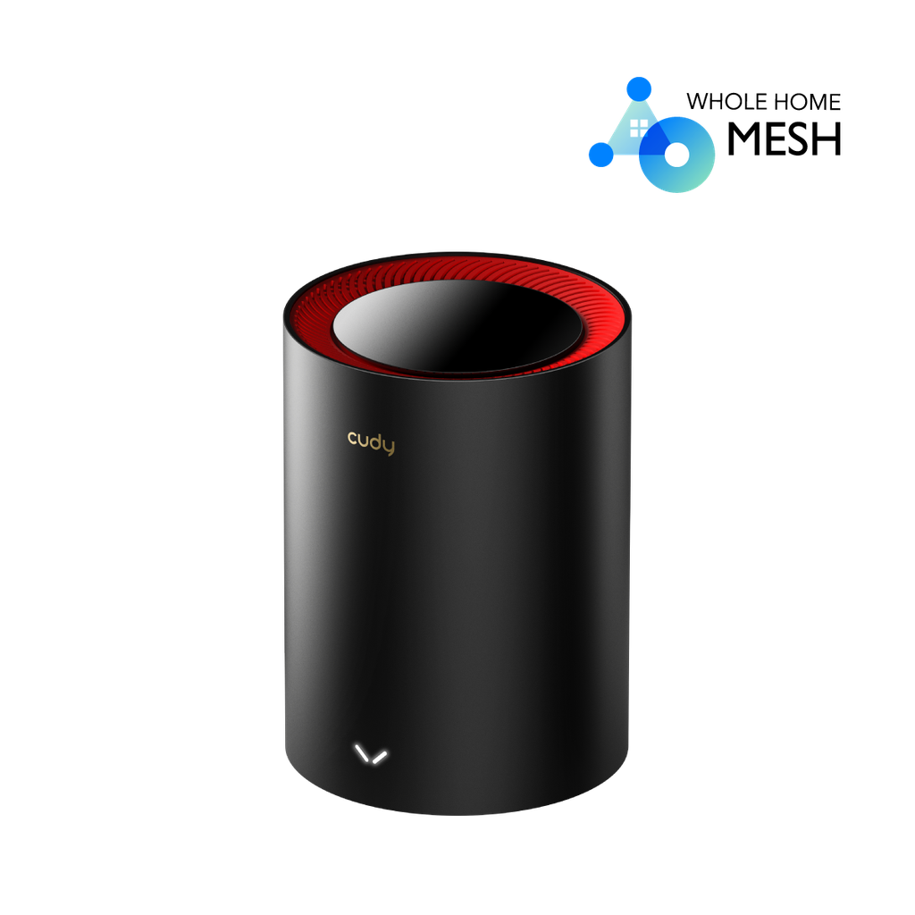 Cudy M3000_B Wi-Fi 6 AX3000 Mesh 2,5G Noir (Pack de 1-2-3) Zwart