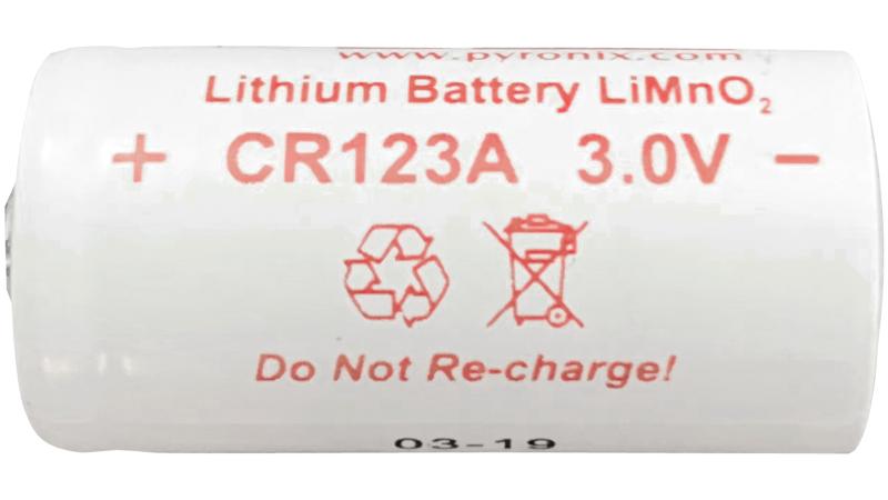 Hikvision DS-PDP-IN-CR123A Binnendetectorbatterij 1600mAh Te gebruiken met deurcontact, buitensirene, binnendetector, enz.