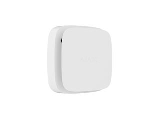 Ajax FireProtect 2 SB (Heat)-W Wireless fire detector with temperature sensor, white. Replaceable battery 2x CR123A. Dimensions: 123.7 x 123.7 x 44.7 mm