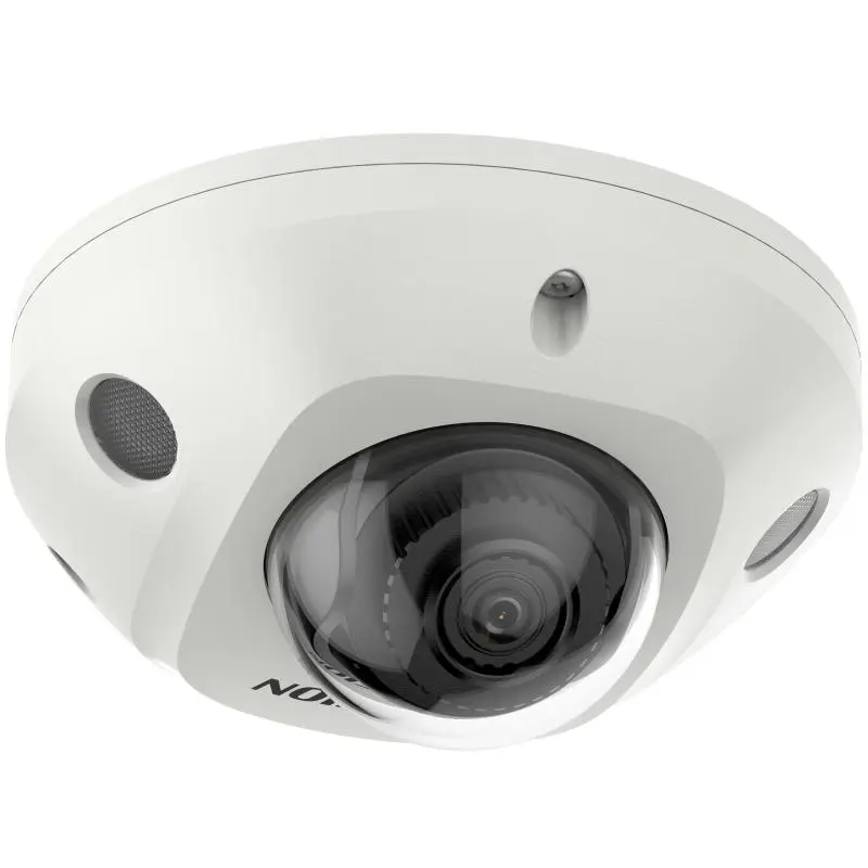 Caméra réseau mini-dôme fixe hybride intelligente HIKVISION DS-2CD2583G2-LI2U (2,8 mm) 8 MP Acusense, entrée/sortie audio