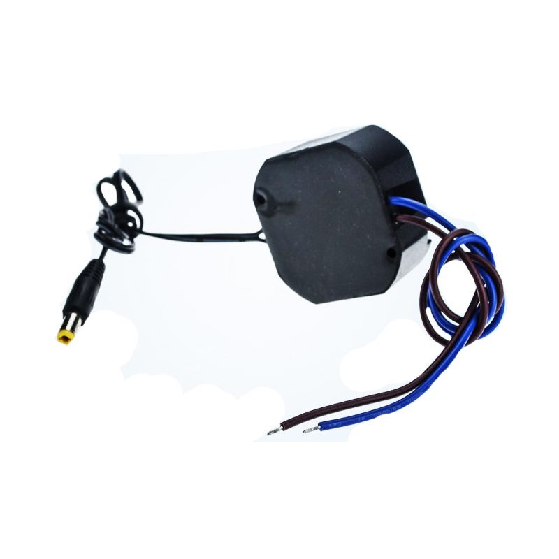 DC1201 Mini waterdichte voeding 12V / 1A - 50 x 48 x 25 mm gestabiliseerd IP67 voor camera