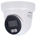 Hikvision DS-2CD2387G2H-LISU/SL 8MP Smart Hybrid Light (couleur et IR ) Caméra IP, stroboscope et avertissement sonore, tourelle fixe de 2,8 mm - audio bidirectionnel intégré
