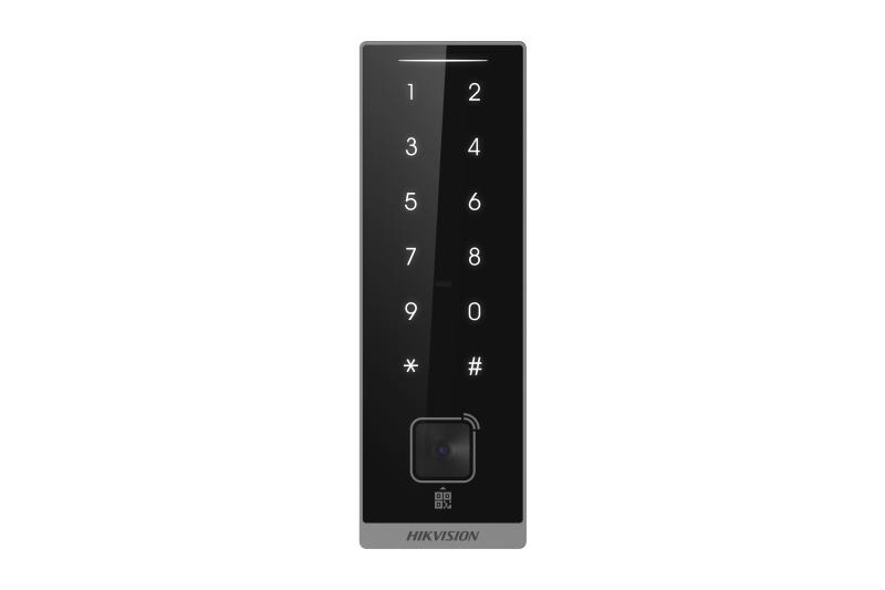HIKVISION DS-K1105EMKB-QR Lecteur de cartes M1 et EM, code PIN,  code QR,  Bluetooth