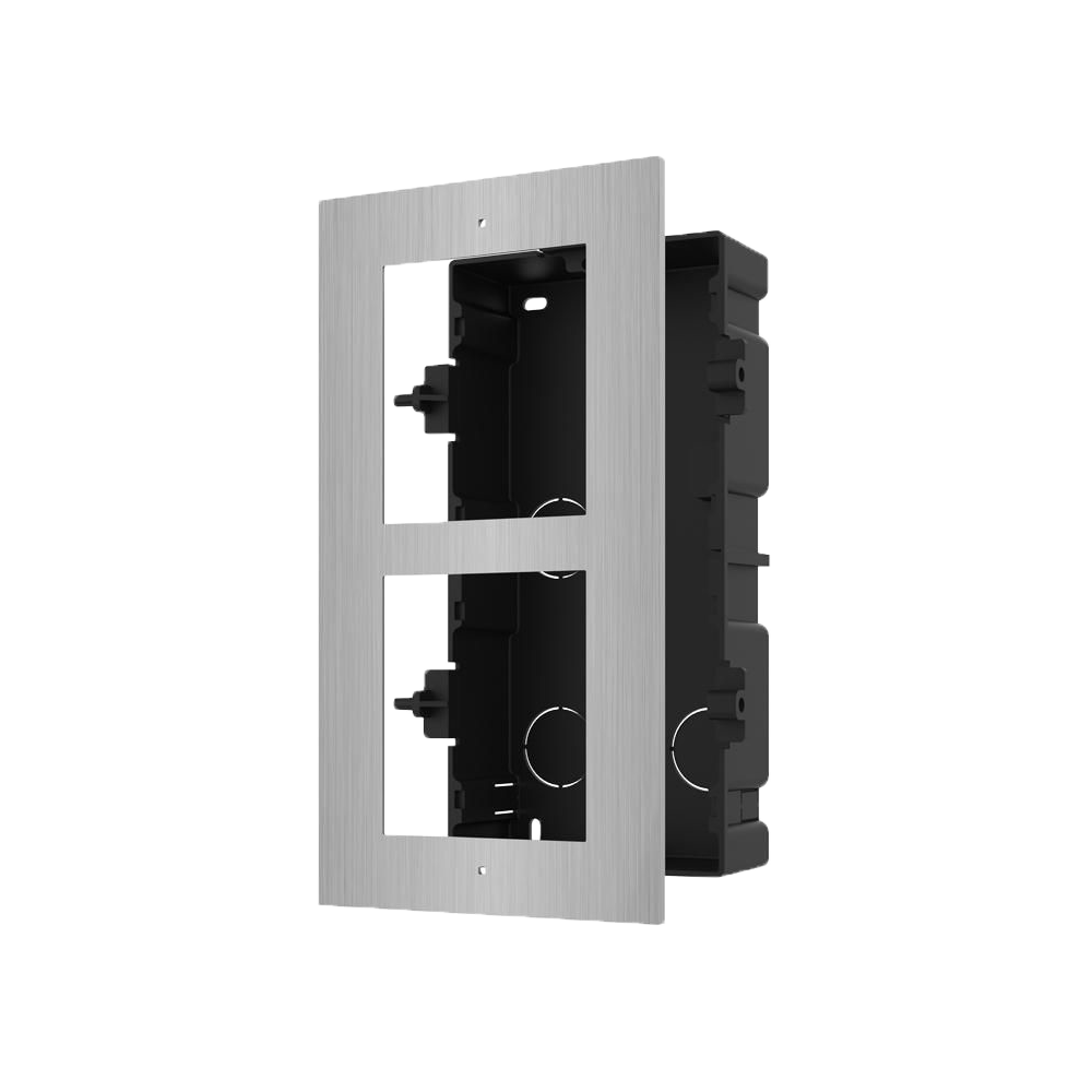 Hikvision DS-KD-ACF2/S Flush mounting 2 Module  stainless steel 