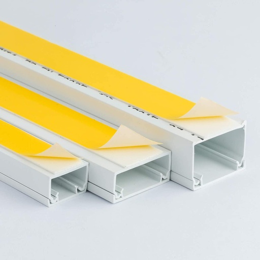 [PVC-15X10] 15x10 SELF ADHESIVE PVC CABLE TRUNKING Bar 2m