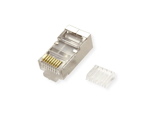 [21.99.3063A] Roline 21.99.3063A Fiche modulaire RJ45- Cat.6/6A, STP, Pack10 pièces.