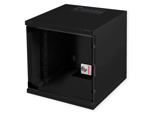 [26.21.0193] ROLINE 10-inch wall-mounted housing 6 U, 312x300 WxD black
