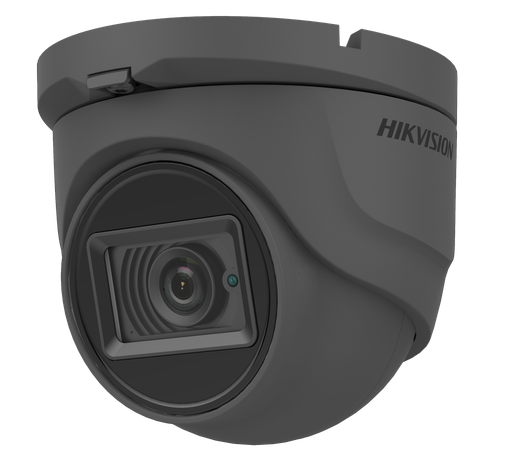 [DS-2CE76H0T-ITMFS] Caméra tourelle HIKVISION HD-TVI DS-2CE76H0T-ITMFS 5 MP, objectif fixe 2,8 mm, audio métallique, noire