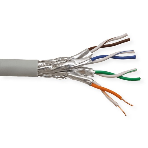 [21.99.0886]  VALUE S/FTP-kabel Cat7 (klasse F), massieve draad, Dca 100 m