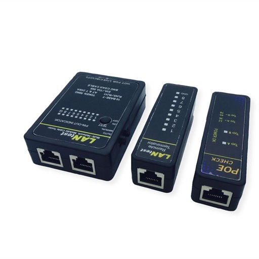 [13.99.3003] VALUE LANtest Multi-Netwerkkabel + PoE-tester