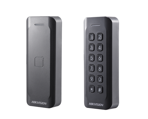 Lecteur de cartes EM/AM HIKVISION DS-K1107K + clavier 12 touches - RS-485 et Wiegand
