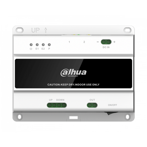 [VTNS2003B-2] Dahua VTNS2003B-2 2-draads schakelaar voor S2-apparatuur. Ondersteunt 10-traps cascadeschakeling.
