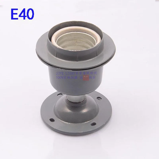 [E40-HOUDER] E40 E27 lamphouder aluminium spuitgietwerk