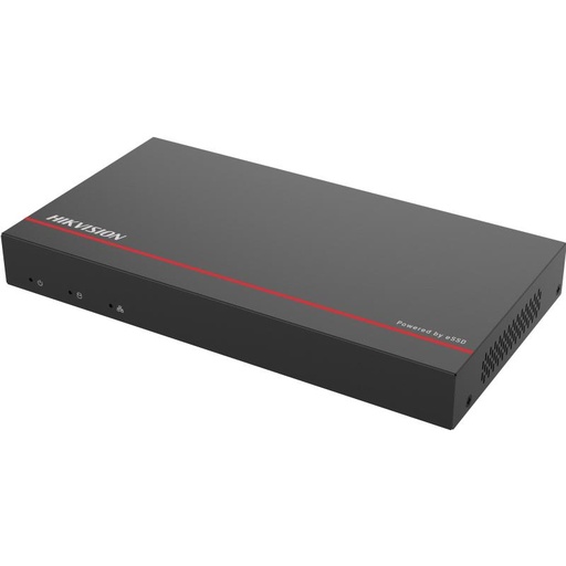 [DS-E08NI-Q1/8P] DS-E08NI-Q1/8P (SSD 1T) Hikvision NVR IP/POE 58W 8-kanaals video - 4 Mpx - 60 Mbps 1 SSD-harde schijf (SSD 1 TB inbegrepen)