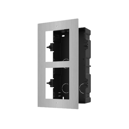 [DS-KD-ACF2/S]  Hikvision DS-KD-ACF2/S Inbouw 2 Module roestvrij staal